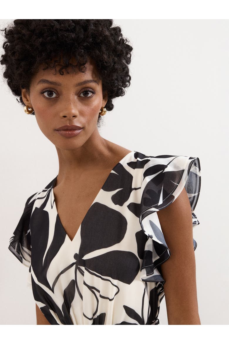 Uma Maxi Dress, Alternate, color, Black Multi