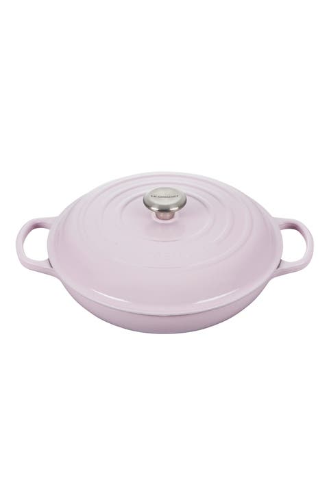 Signature 5 Quart Enameled Cast Iron Braiser