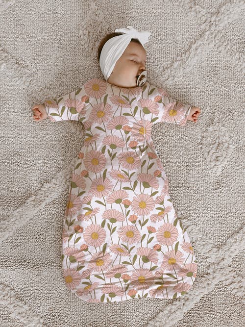 GUNAMUNA GUNAMUNA LONG SLEEVE TRANSITIONAL SWADDLE SLEEP BAG, 0.5 TOG 