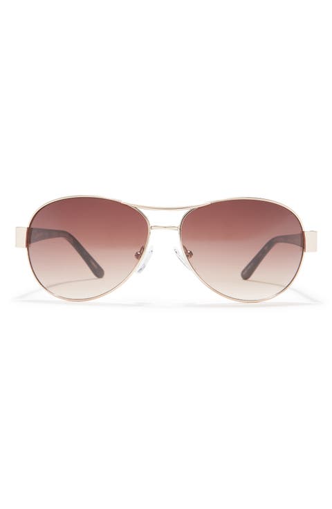 59mm Aviator Sunglasses