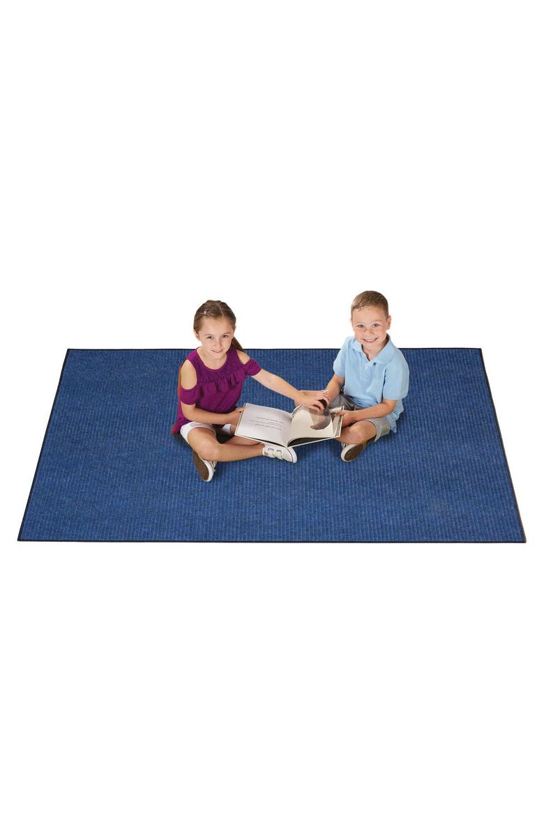Kaplan Early Learning Company Waters Outdoor/Indoor Carpets, Alternate, color, Blue