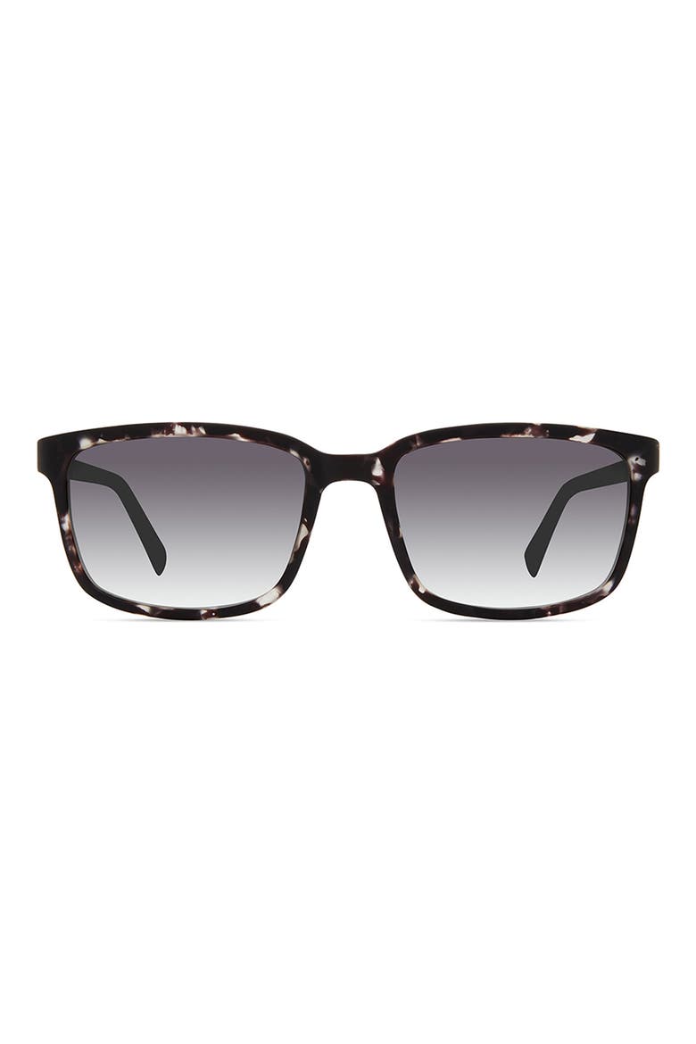Tule 57mm Square Polarized Sunglasses, Main, color, GREY TORTOISE