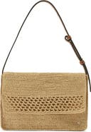 Helen Kaminski Poppy Crochet Raffia Shoulder Bag