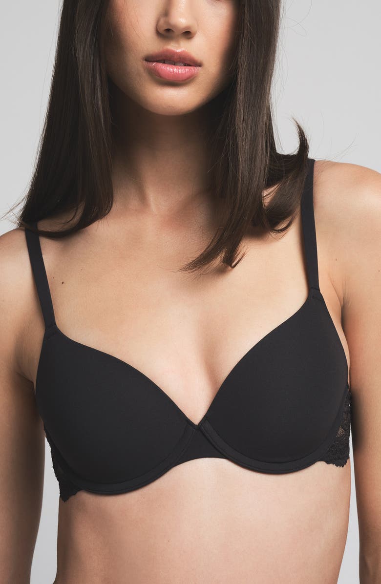 SKIMS Fits Everybody Lace T-Shirt Bra, Main, color,