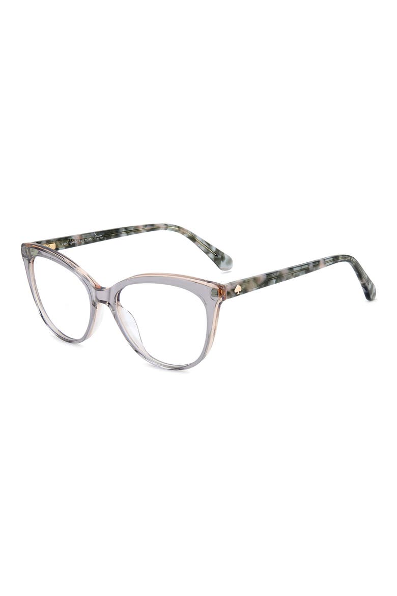 kariane 55mm oval reading glasses, Alternate, color, GREY PINK