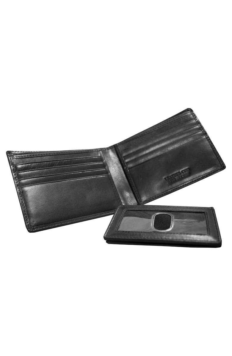 Mancini Boulder Left Wing RFID Billfold Wallet, Alternate, color, Black