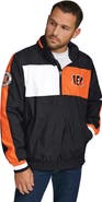 Tommy Hilfiger Men's Tommy Hilfiger Black Cincinnati Bengals Gael Lightweight Half-Zip Pullover Hoodie Jacket