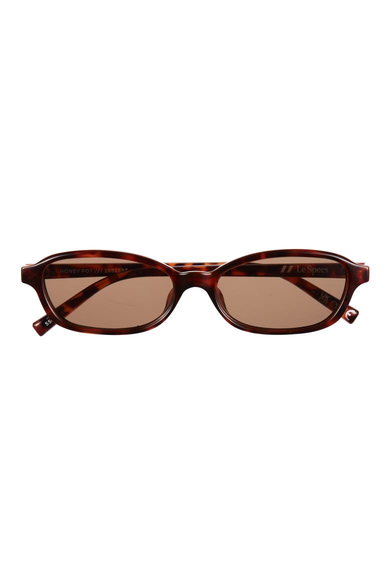 Honey Pot 55mm Oval Sunglasses, Main, color, TORTOISE