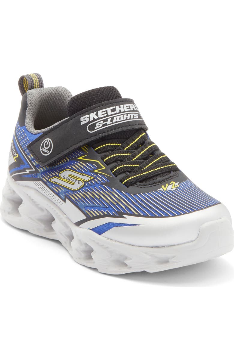 SKECHERS Kids' Vortex 2.0 Light-Up Sneaker, Main, color, Blue/ Black