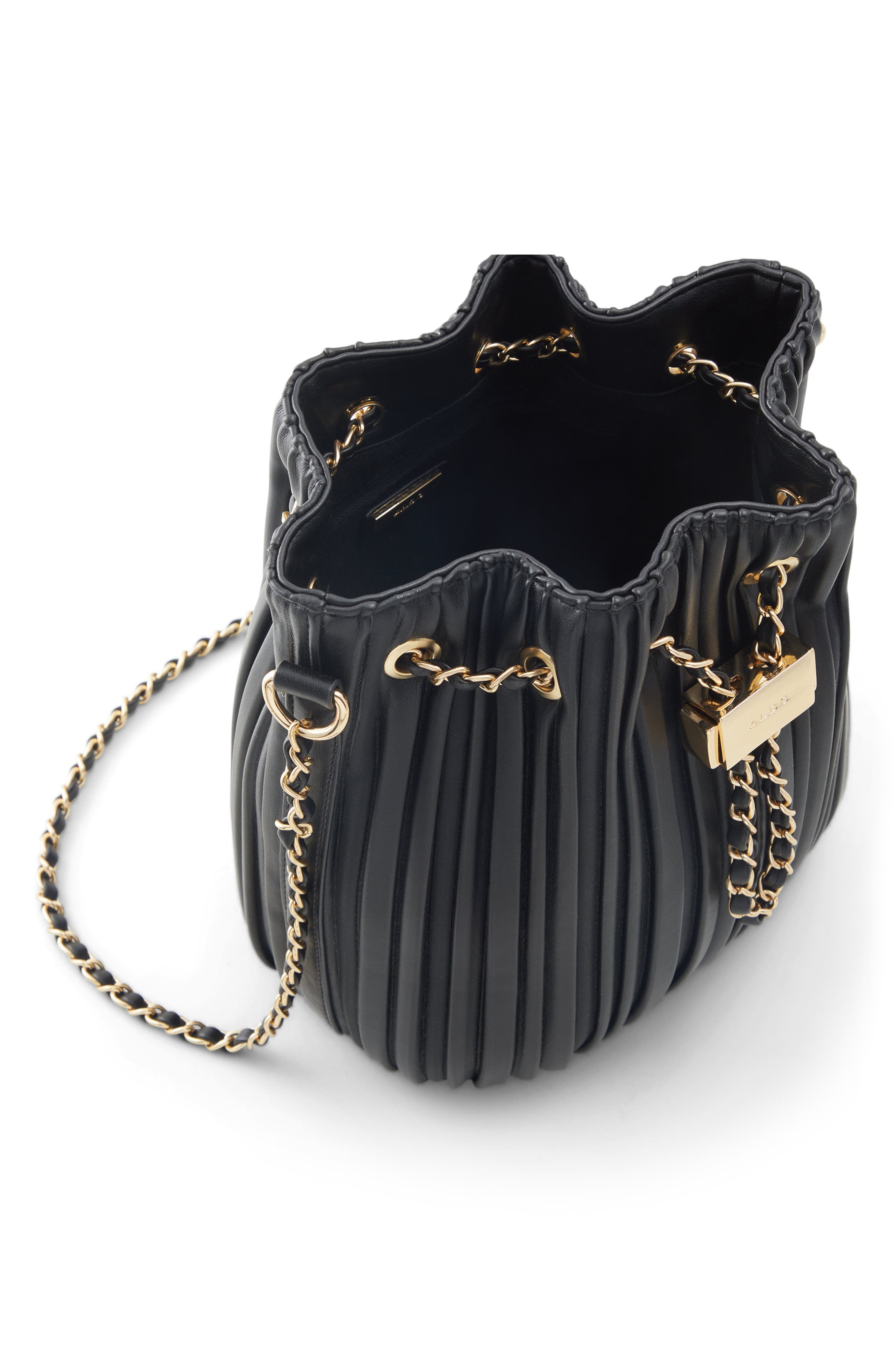 ALDO Muddal Faux Leather Bucket Bag, Alternate, color, 