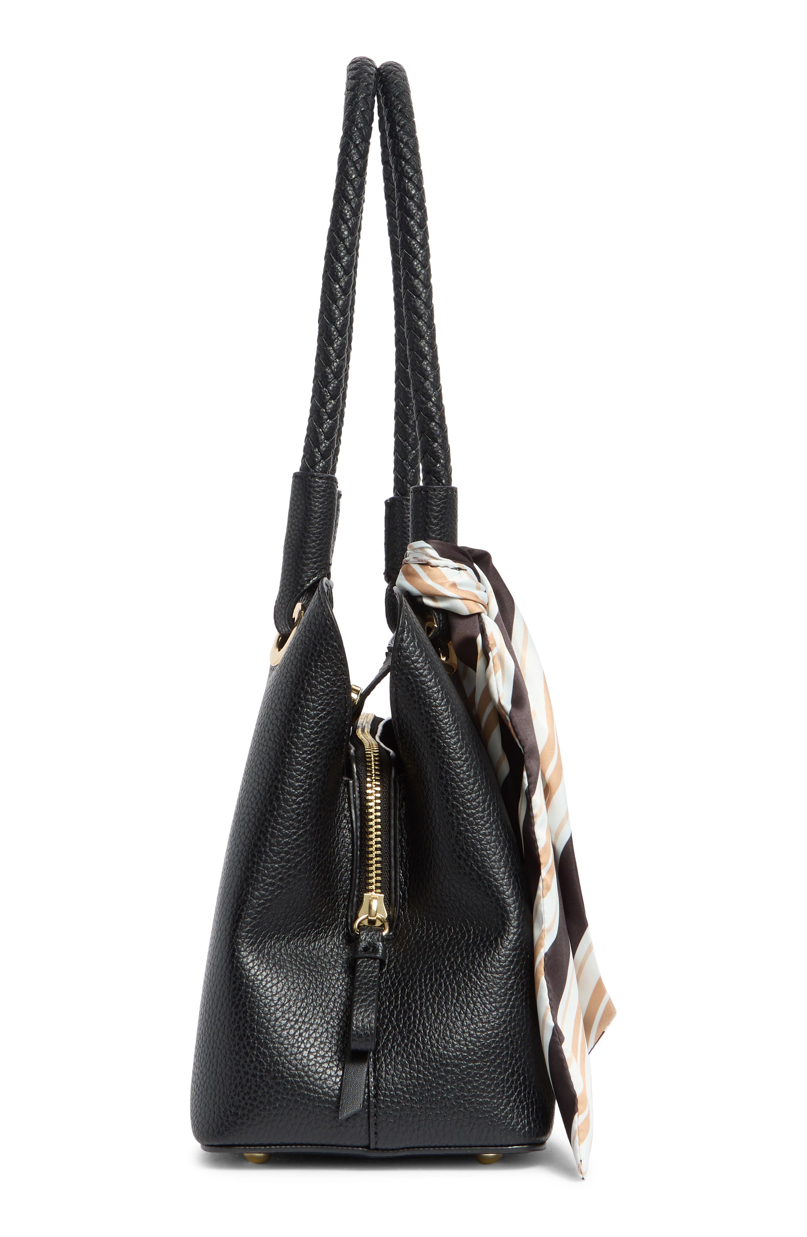 Nanette Lepore Sybil Braided Handle Shoulder Bag, Alternate, color, 