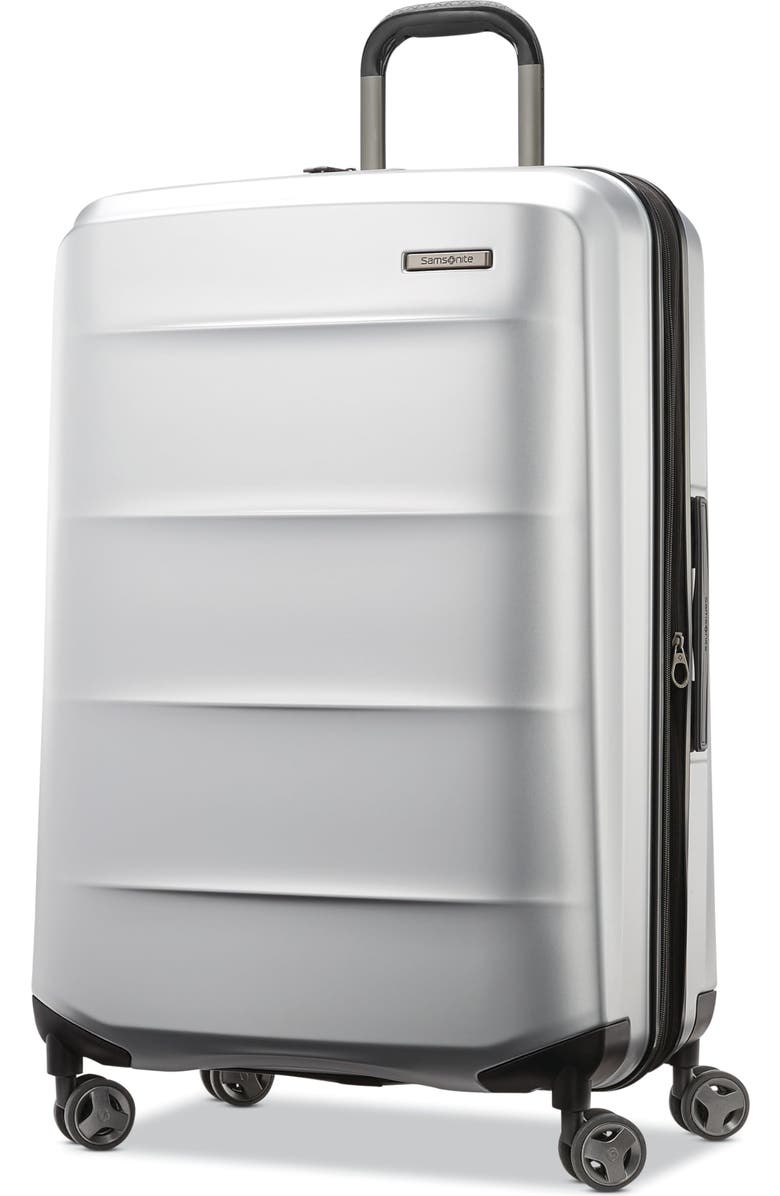 Samsonite Octiv Hardside Spinner Carry-On Luggage, Main, color, Aluminum Silver