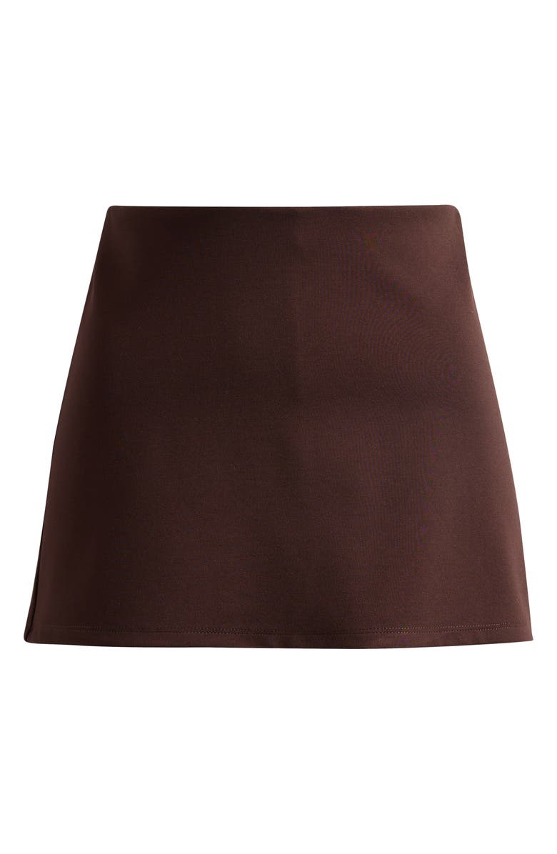 SKIMS Stretch Miniskort, Alternate, color, Espresso
