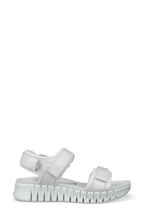 Ecco Gruuv Sol Sandal In White