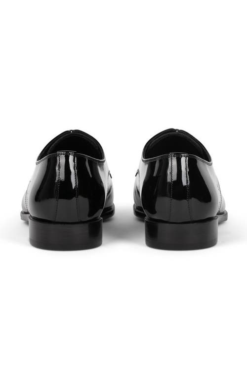 Anthony Veer Prestige Tuxedo Derby In Black Onyx Shine