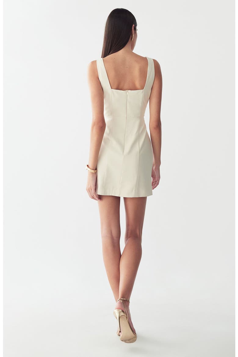 Krishel Mini Dress, Alternate, color, Bone