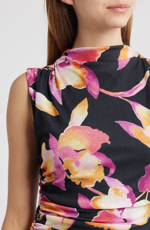 Rails Cosmos Print Ruched Maxi Dress In Multi