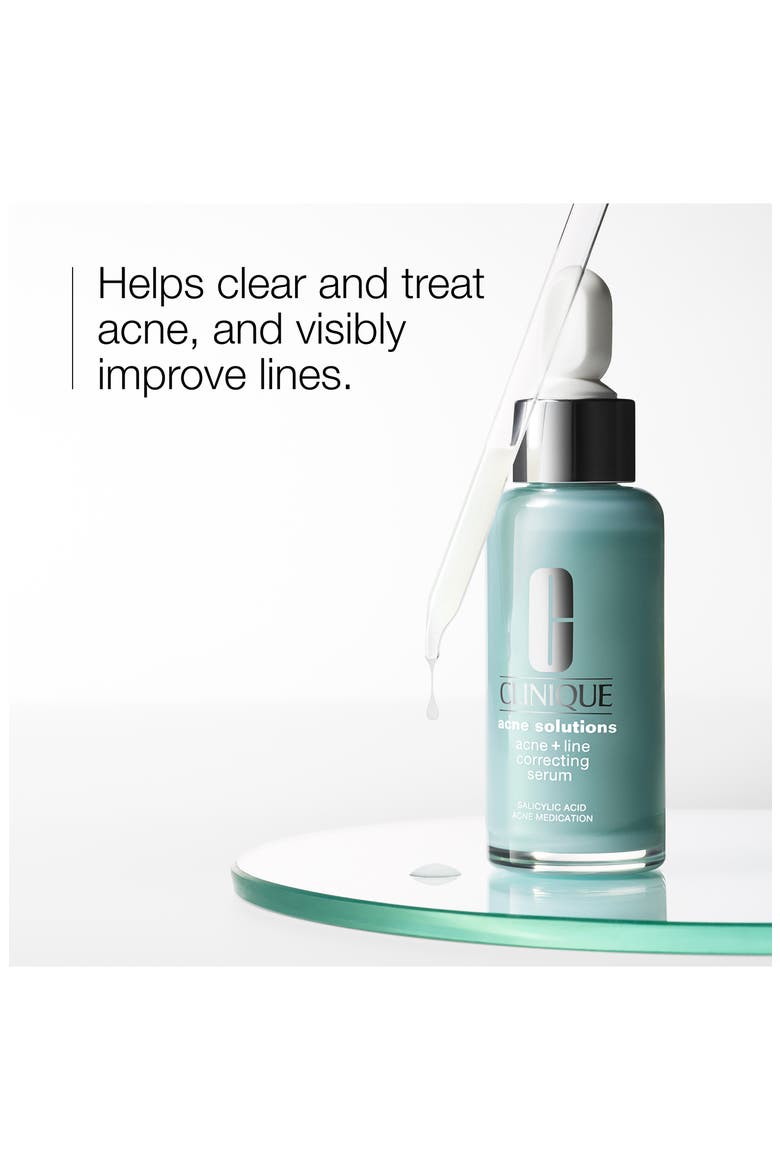 Acne Solutions Acne + Line Correcting Serum, Alternate, color, NO COLOR