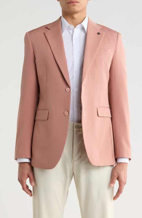 T.R. PREMIUM Slim Fit Cotton Blend Blazer