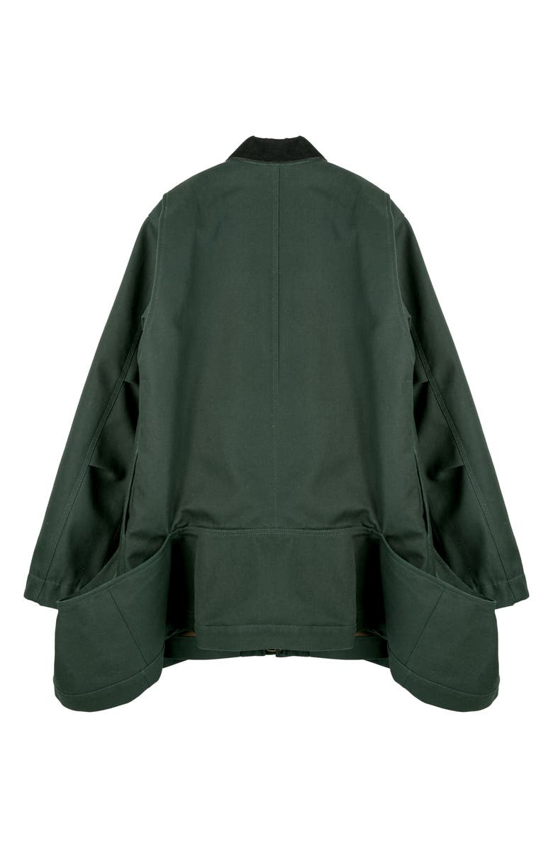 Sacai Carhartt WIP Bonded Duck Canvas Coat Dress, Alternate, color, 