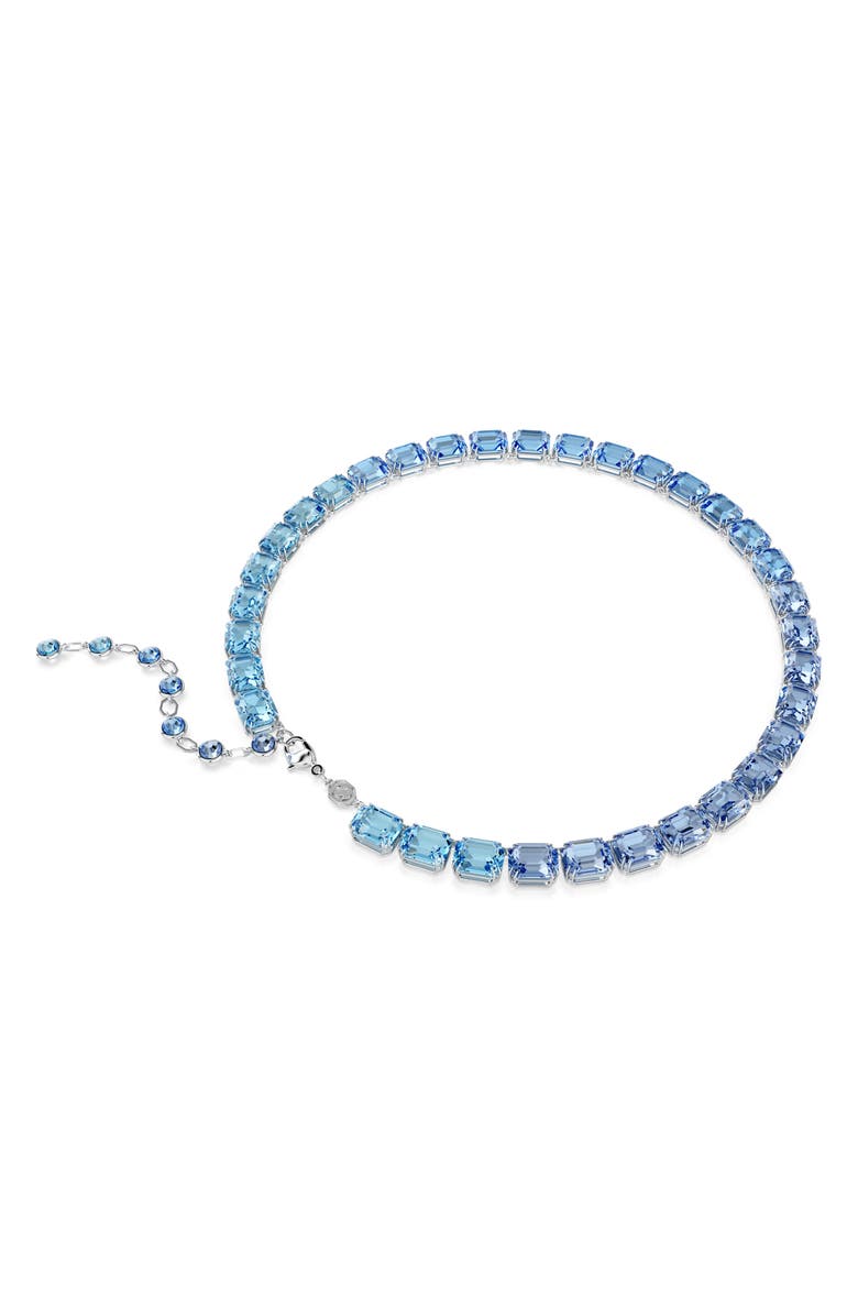 Swarovski Millenia Crystal Collar Necklace, Alternate, color, Blue