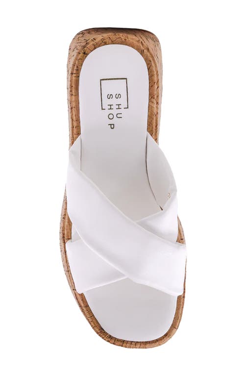 Shushop Lydia Platform Slide Sandal