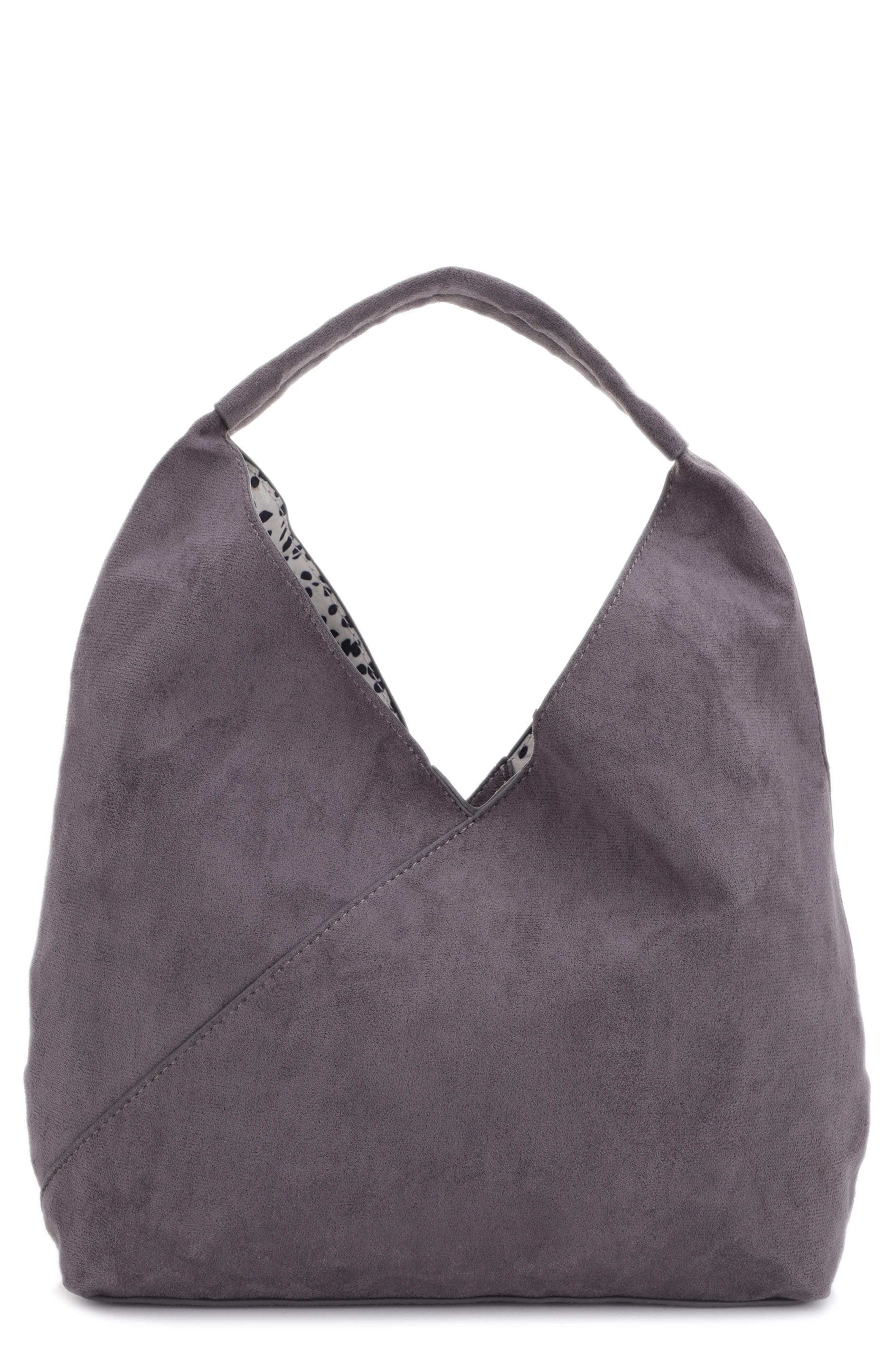 Mali + Lili Ali Small Vegan Leather Hobo Bag, Main, color, 