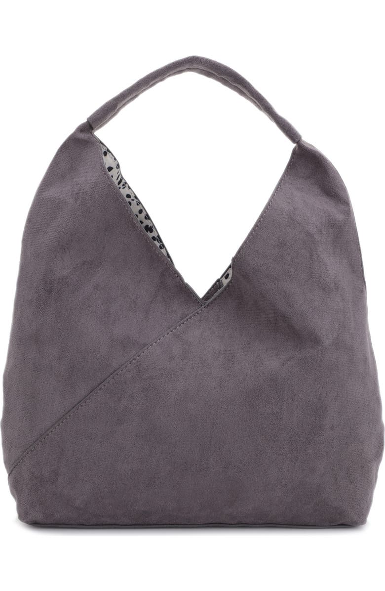 Mali + Lili Ali Small Vegan Leather Hobo Bag, Main, color,