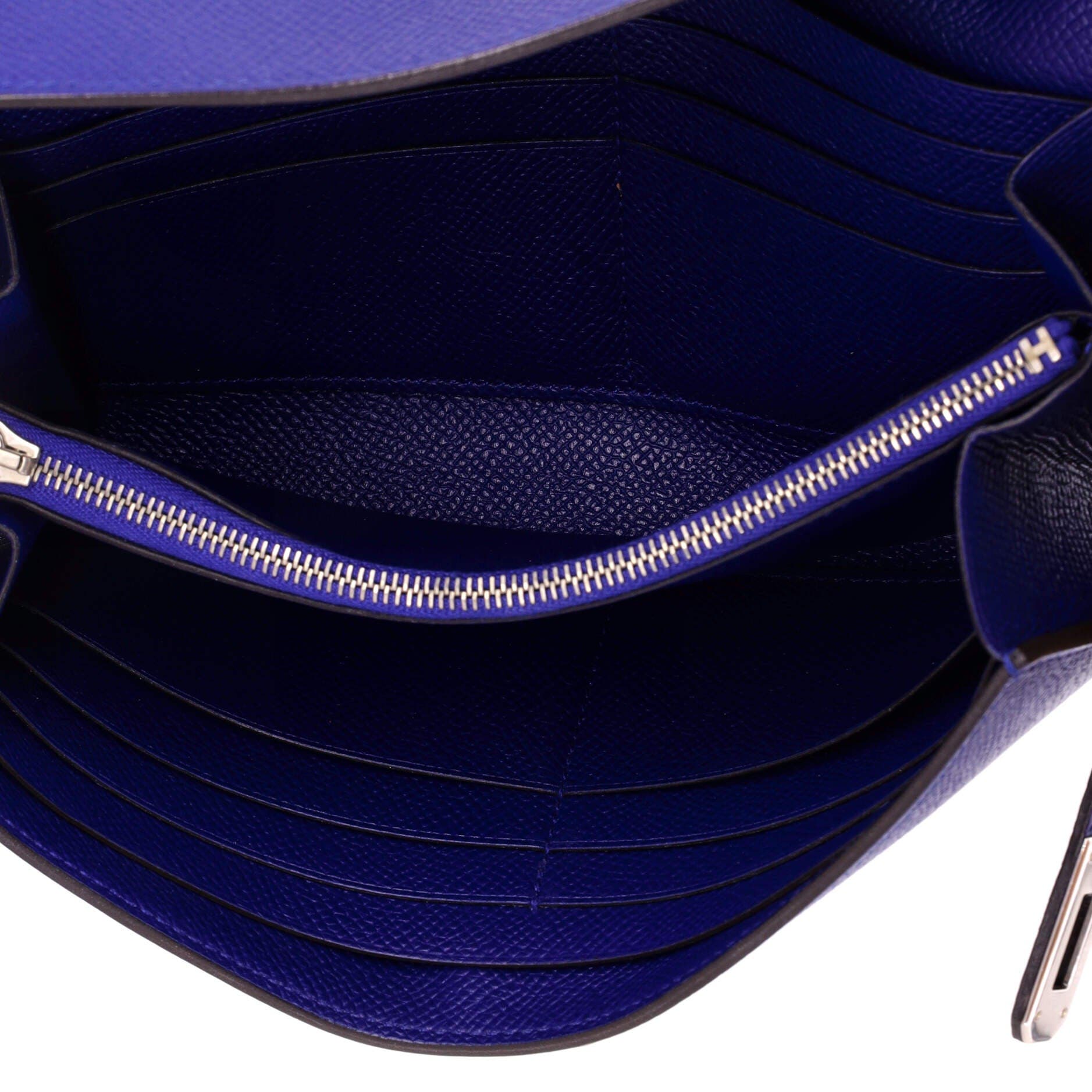 Kelly Wallet Epsom Long, Alternate, color, Blue