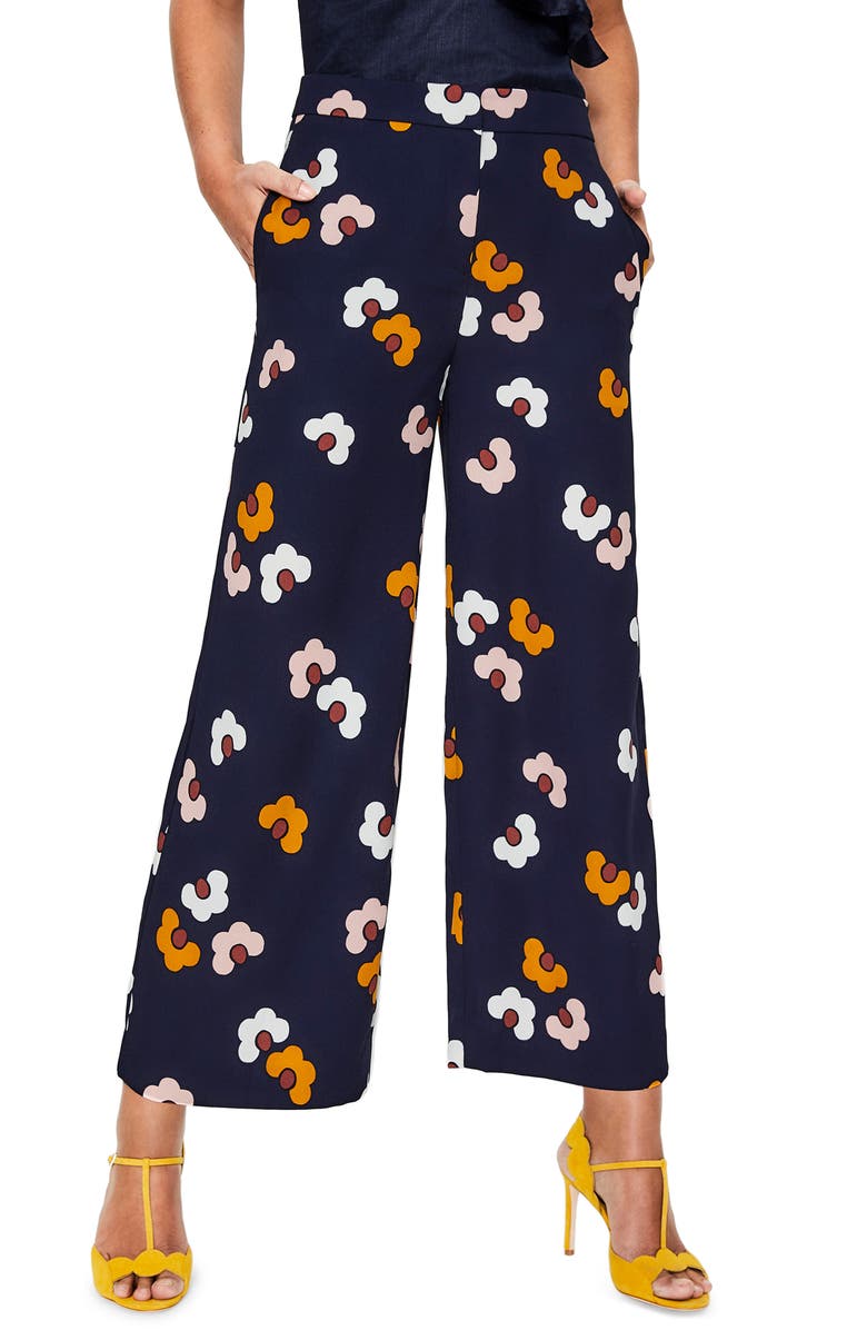 Boden Exeter Wide-Leg Crop Pants, Main, color, 