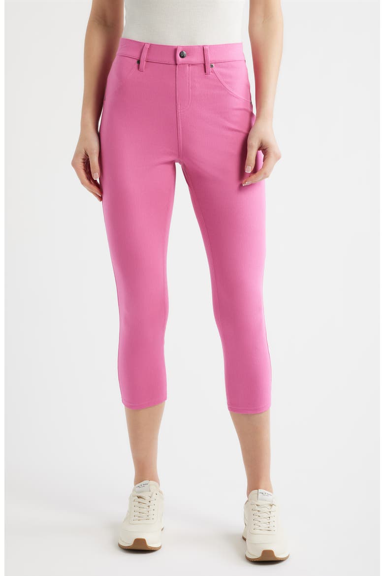 Ultrasoft Denim Capri Leggings, Main, color, IBIS ROSE
