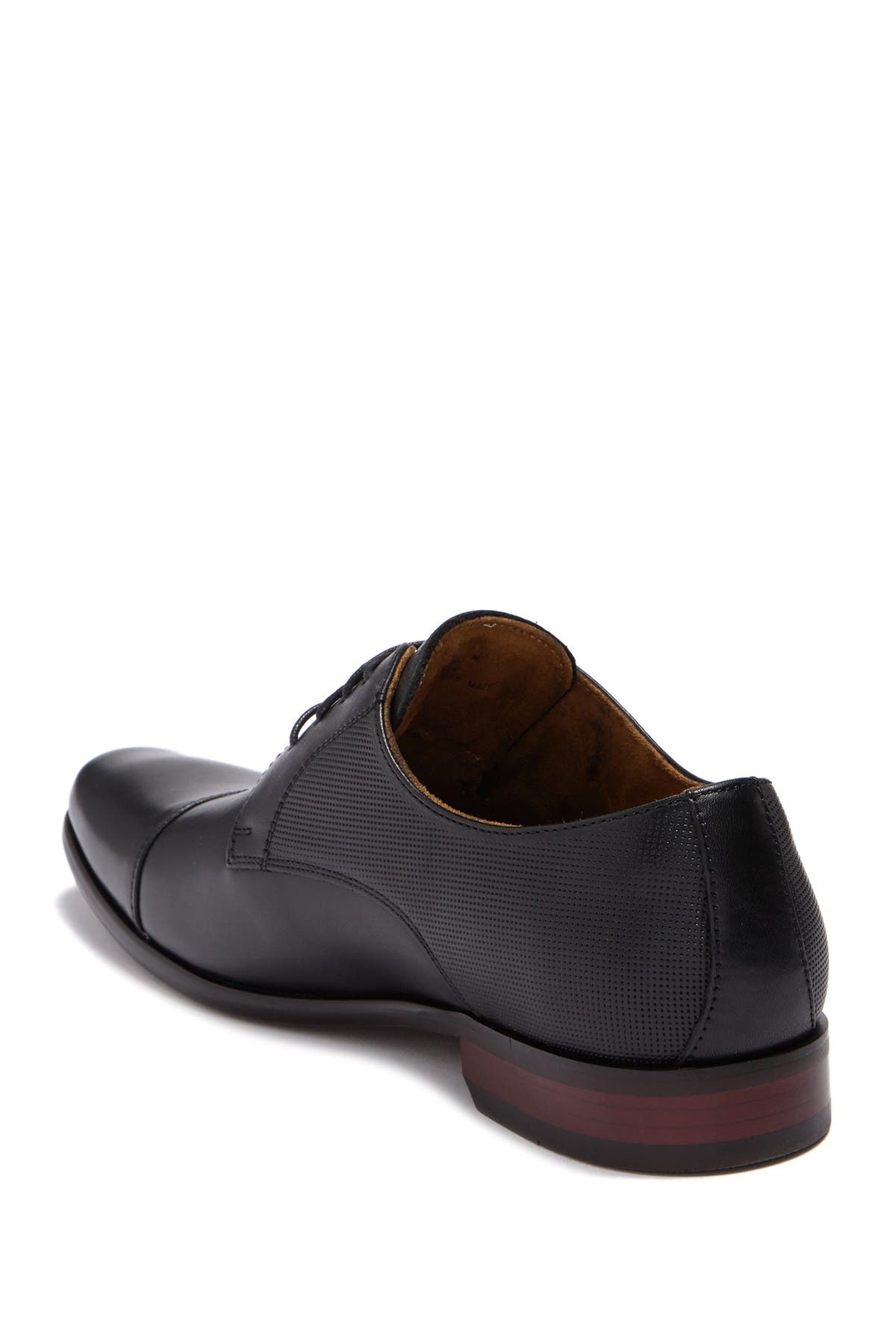 Florsheim Scottsdale Cap Toe Leather Derby - Wide Width Available, Alternate, color, Black