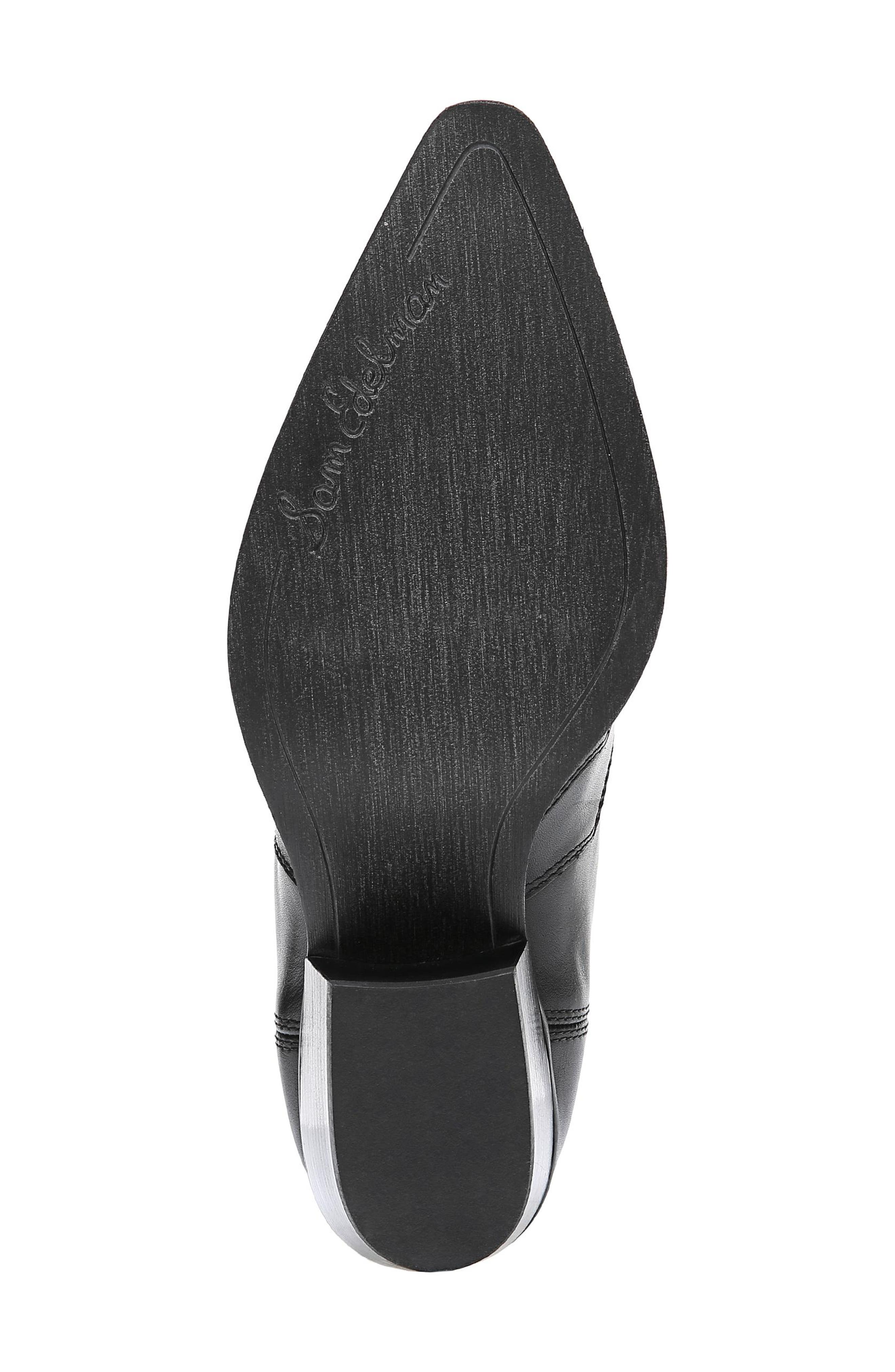 Winona Bootie, Alternate, color, BLACK LEATHER