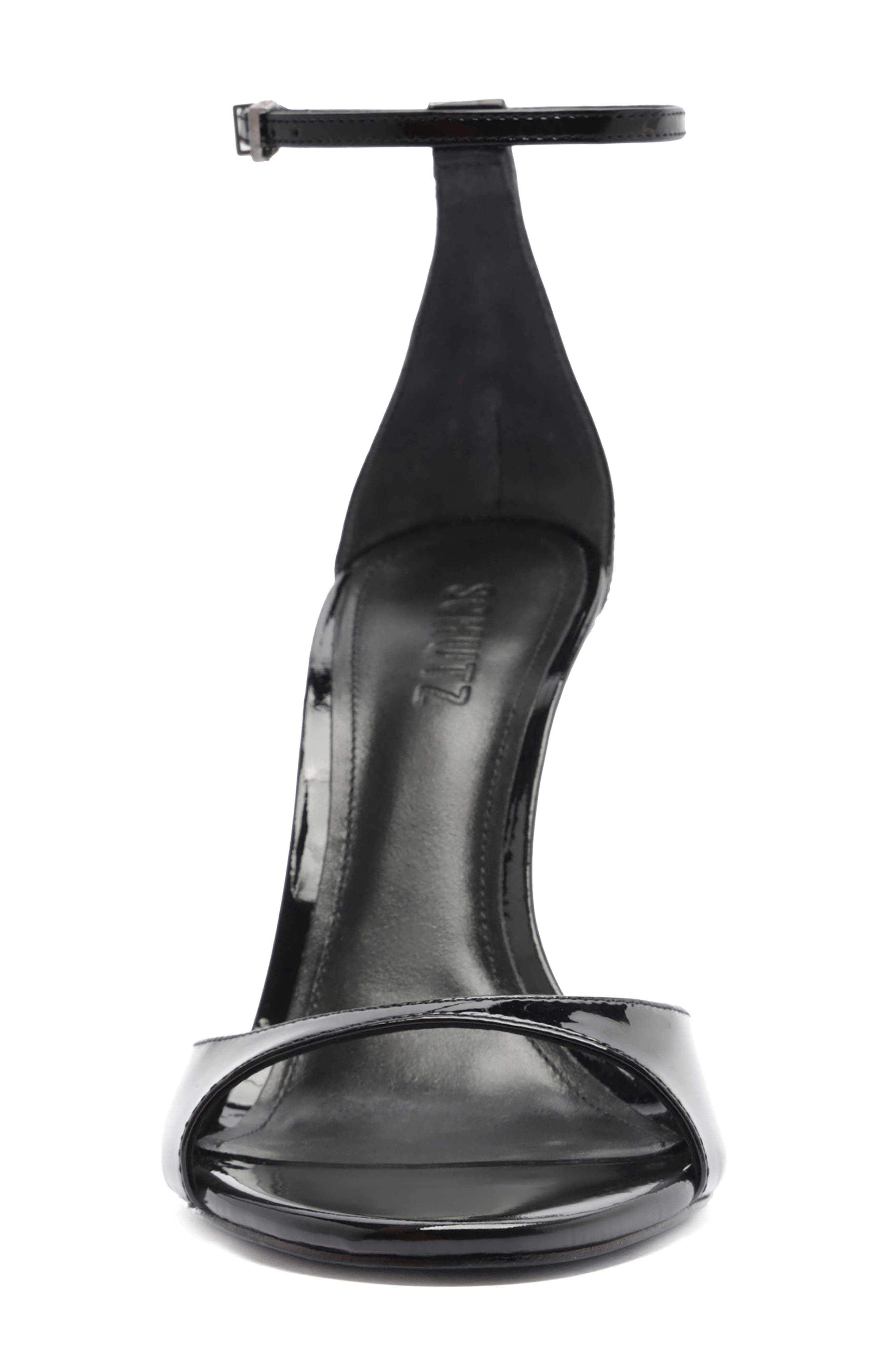 Schutz Scarlett Ankle Strap Sandal, Alternate, color, Black