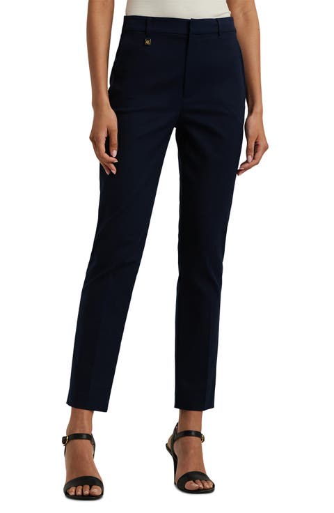 Double Faced Stretch Cotton Pants