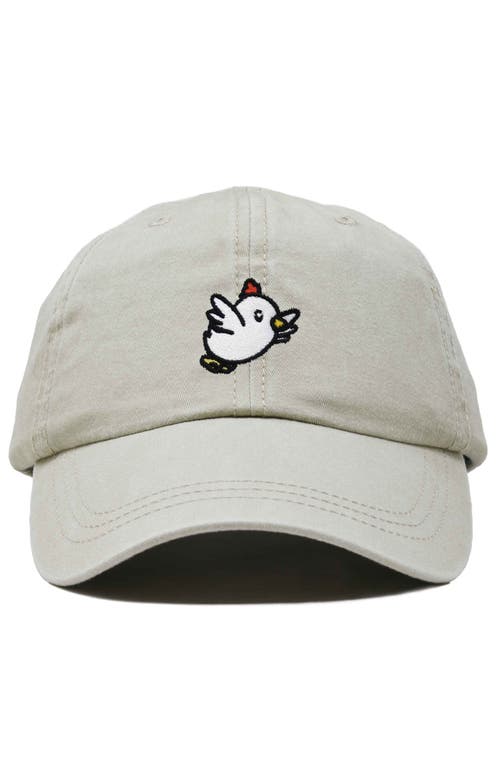 DALIX DALIX CHICKEN EMBROIDERED COTTON CAP