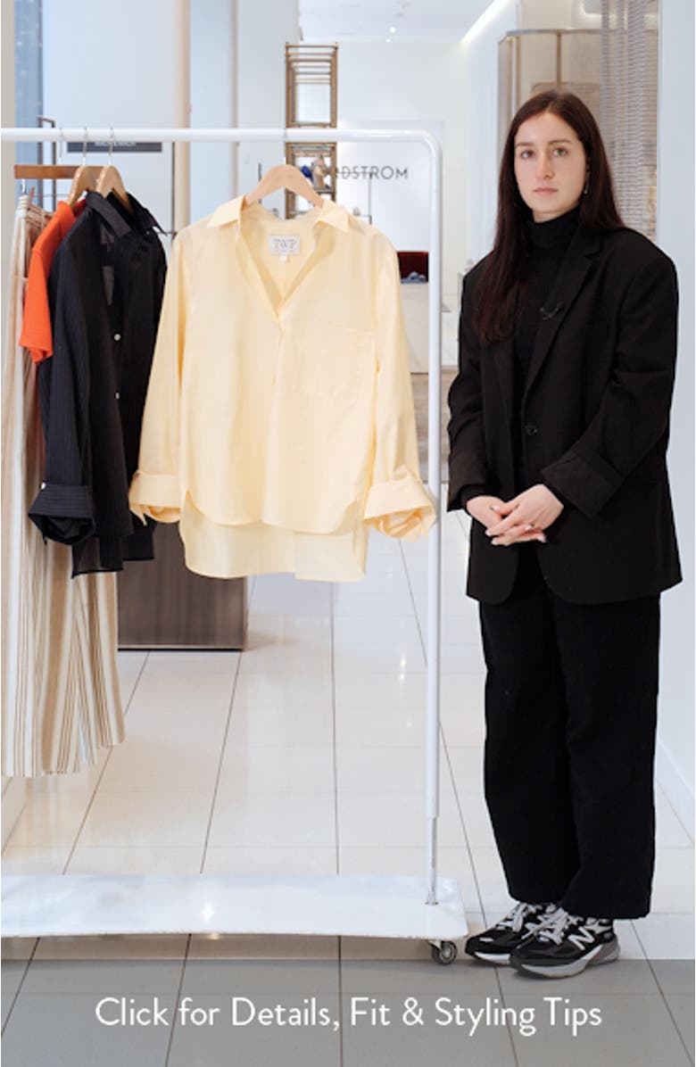 Next Morning Stripe Cotton Button-Up Shirt, sales video thumbnail