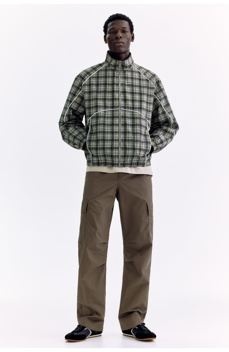 H&M Regular Fit Cargo Trousers, Alternate, color, Taupe