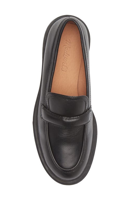 Shop Madewell The Bradley Lugsole Loafer In True Black