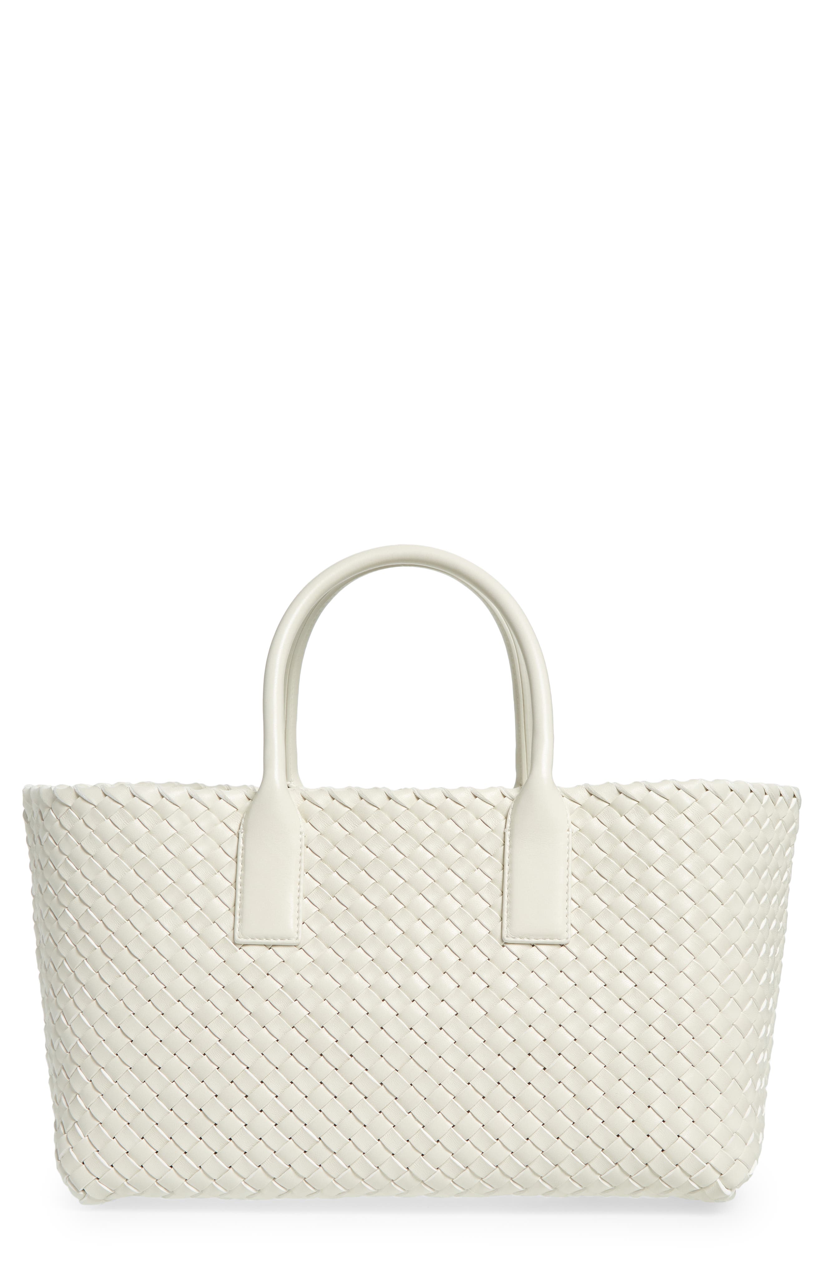 Bottega Veneta Small Cabat Intreccio Leather Tote, Main, color, 