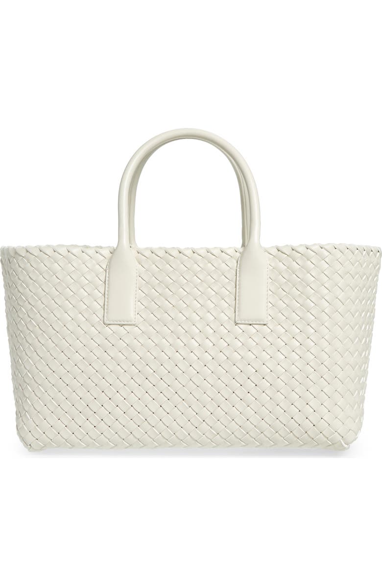 Bottega Veneta Small Cabat Intreccio Leather Tote, Main, color,