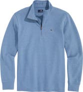 vineyard vines Saltwater Stripe Quarter Zip Pullover