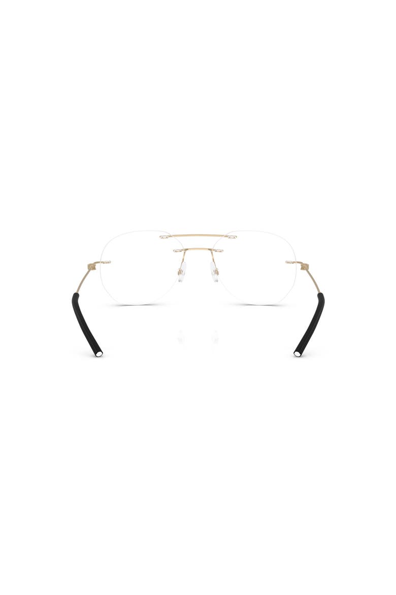 55mm Irregular optical glasses, Alternate, color, Gold