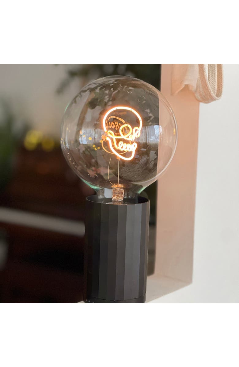 MITB Skull Portable Table Lamp, Alternate, color, Gold