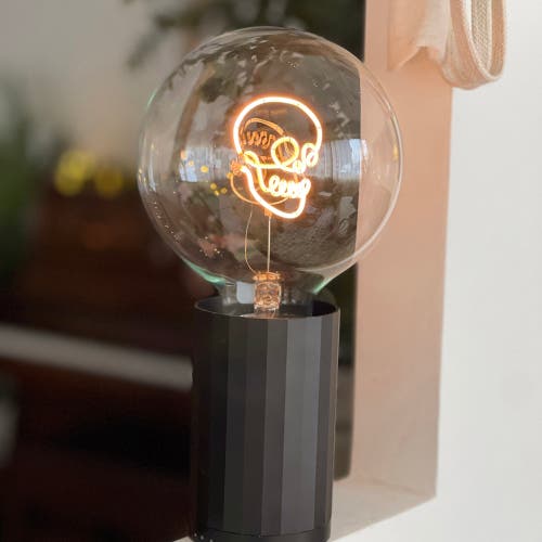 Mitb Skull Portable Table Lamp In Gold