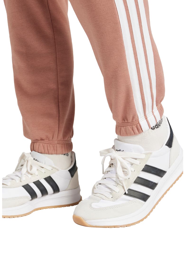 3-Stripes Fleece Sweatpants, Alternate, color, WARCLA/ WHITE
