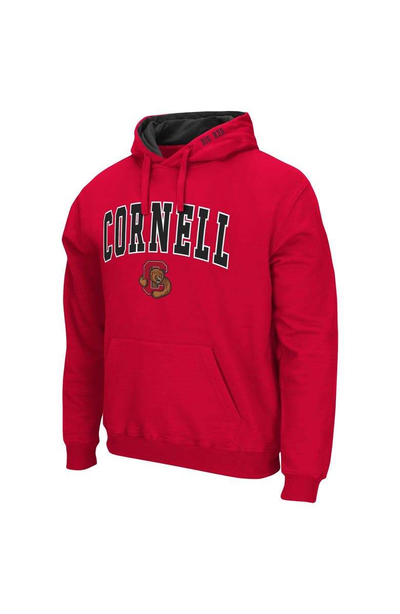 COLOSSEUM Men's Colosseum Red Cornell Big Red Arch and Logo Pullover Hoodie, Alternate, color, 