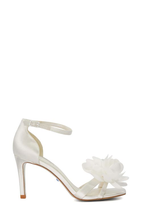 Dune London Memorise Ankle Strap Sandal In White