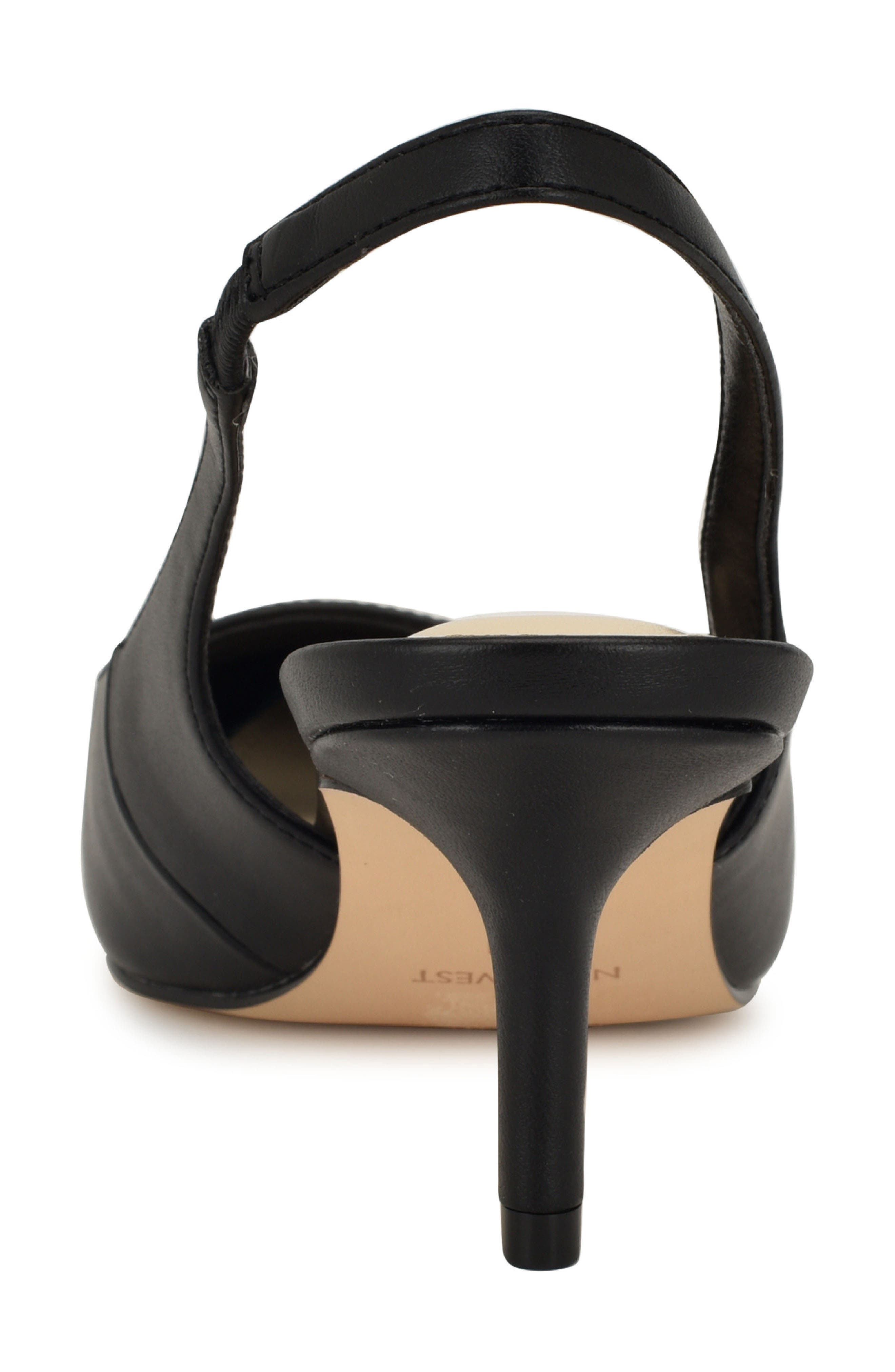 Nine West Awaie Slingback Pointed Cap Toe Pump, Alternate, color, 