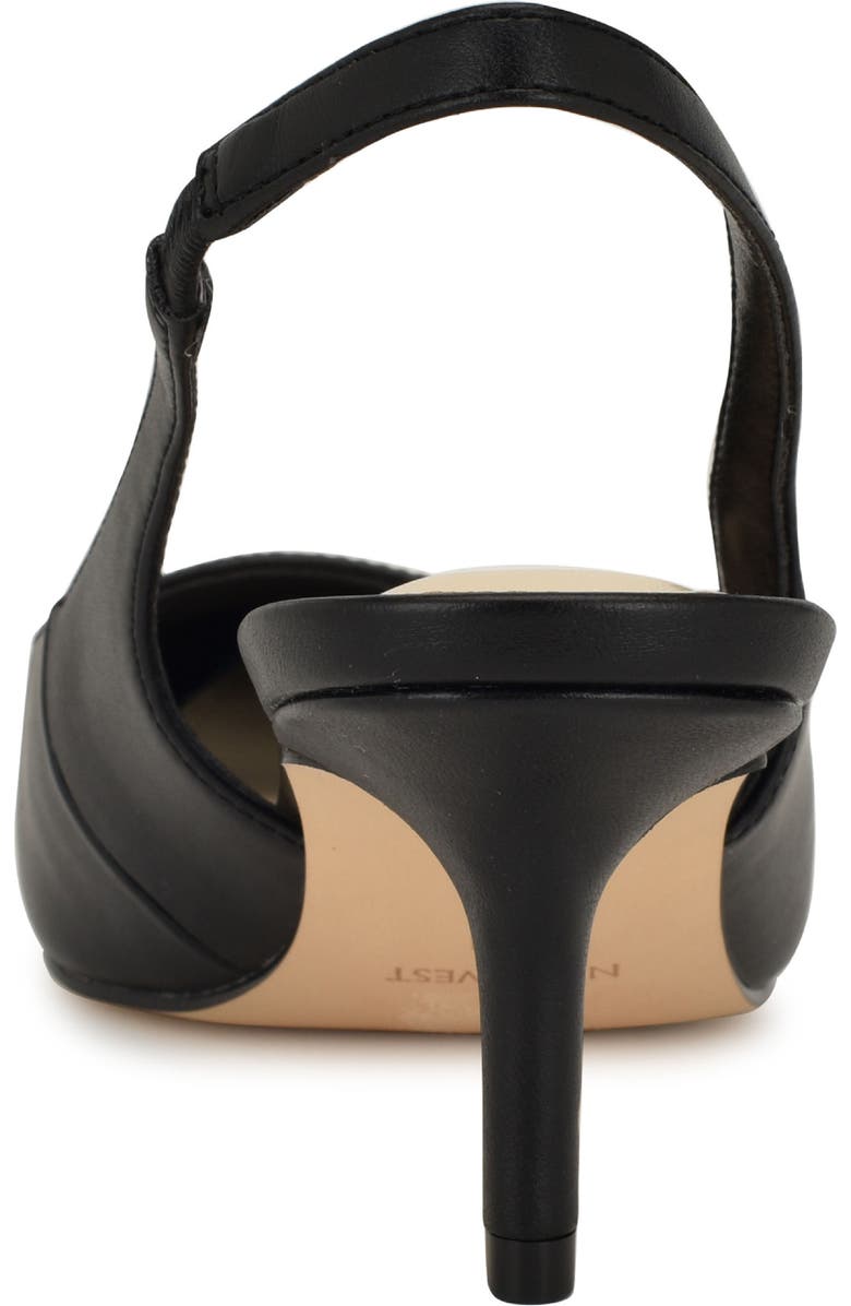 Nine West Awaie Slingback Pointed Cap Toe Pump, Alternate, color,